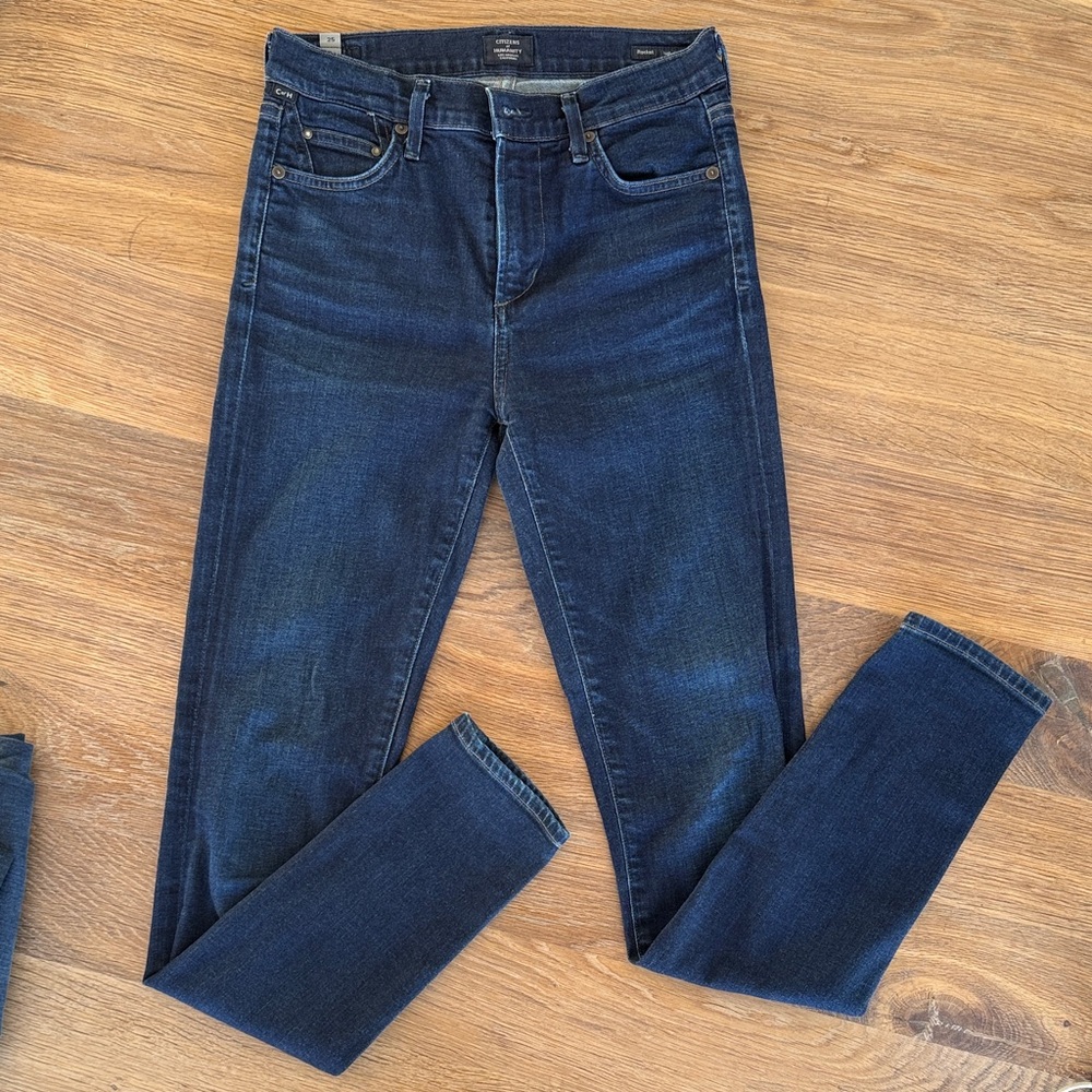 Dark Blue Denim Jeans